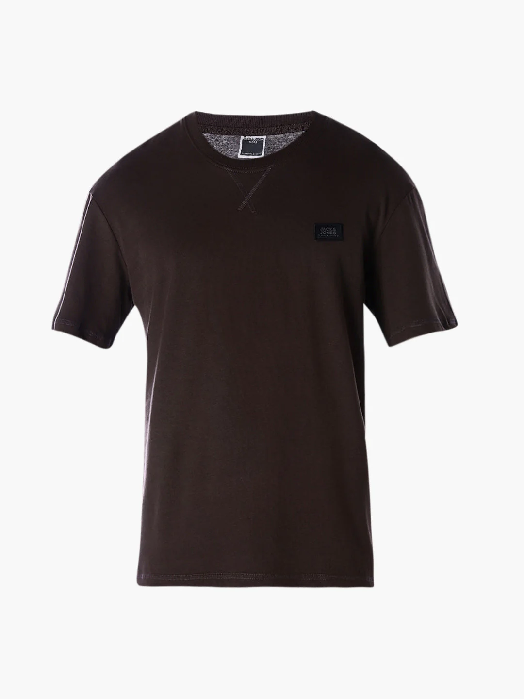 Classic Twill Crew Neck T-shirt - Brown - Image 7