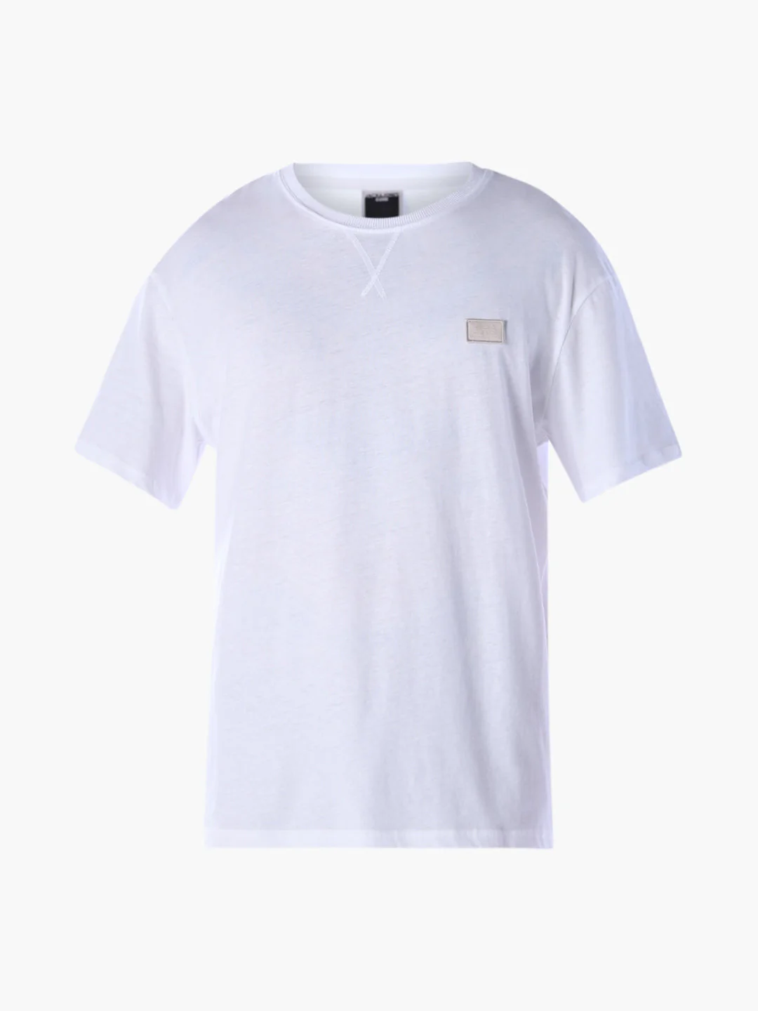 Classic Twill Crew Neck T-shirt - White - Image 7