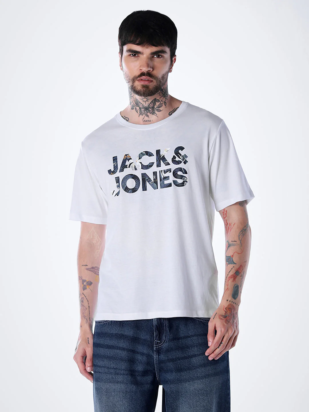 Tropical Logo Print T-shirt - White - Image 2