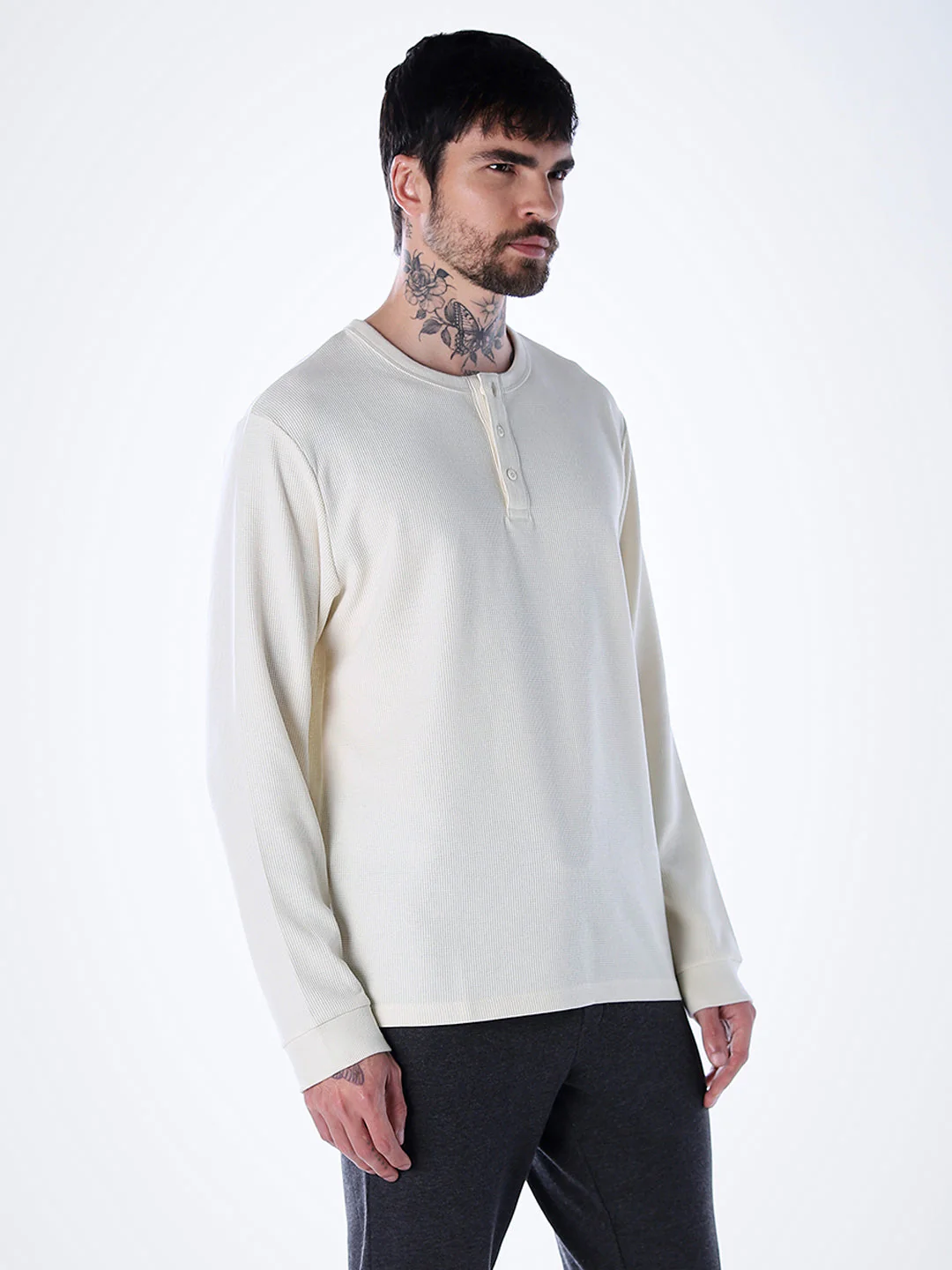 Henley Full Sleeves T-shirt - Image 3