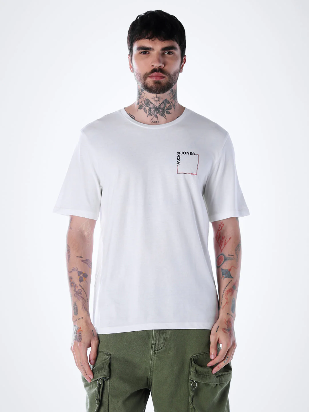 Logo print Cotton Crew Neck T-shirt - White - Image 2