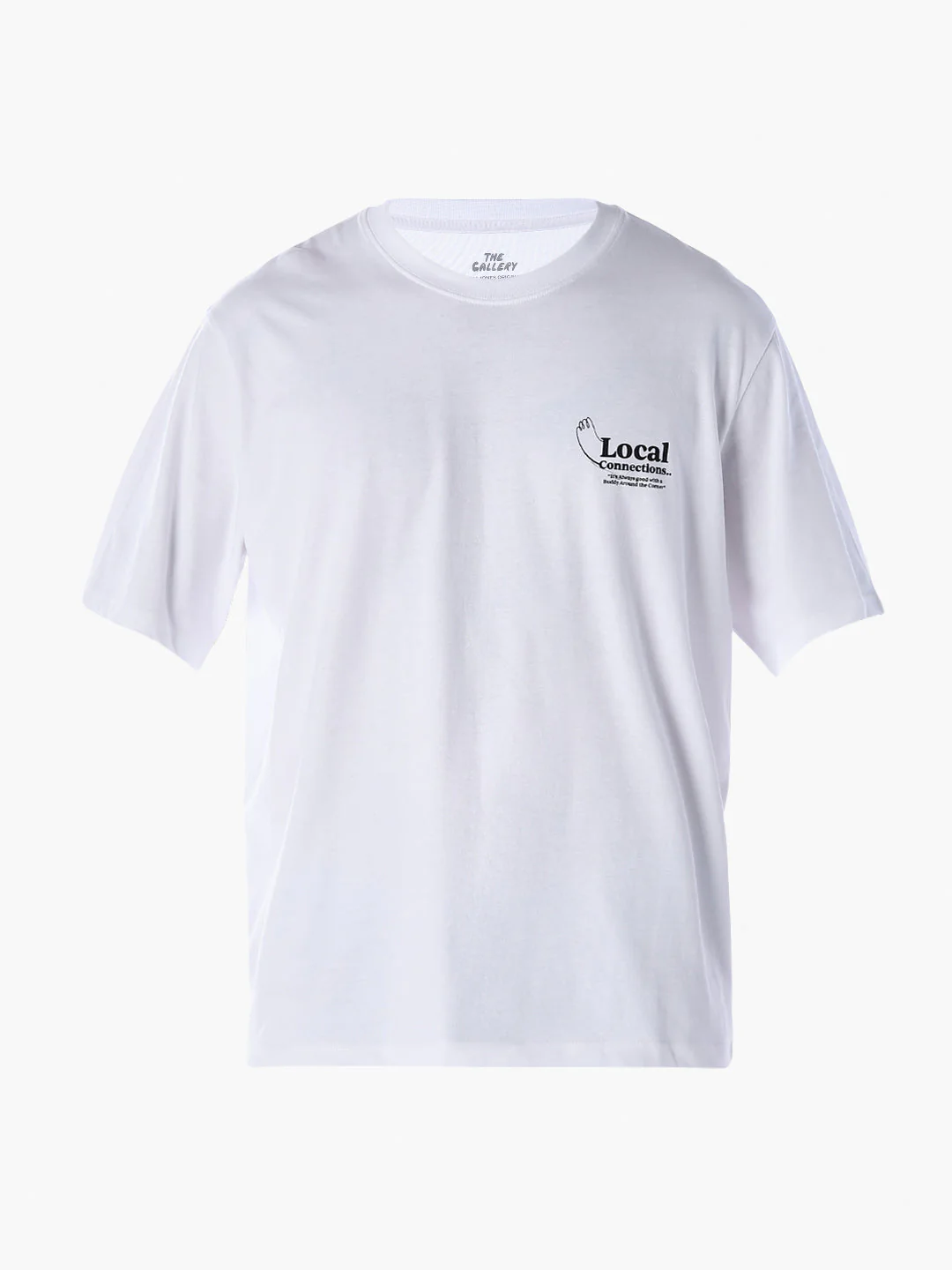 Printed Cotton T-shirt - White - Image 7