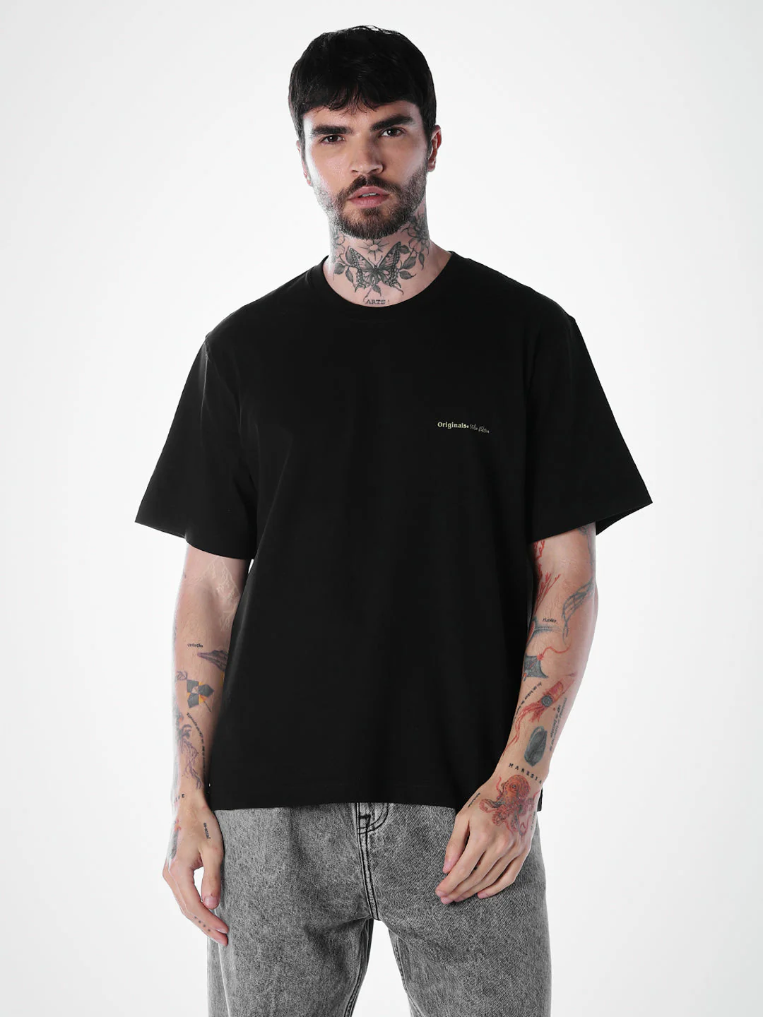 Back Print Regular Fit T-shirt - Image 2
