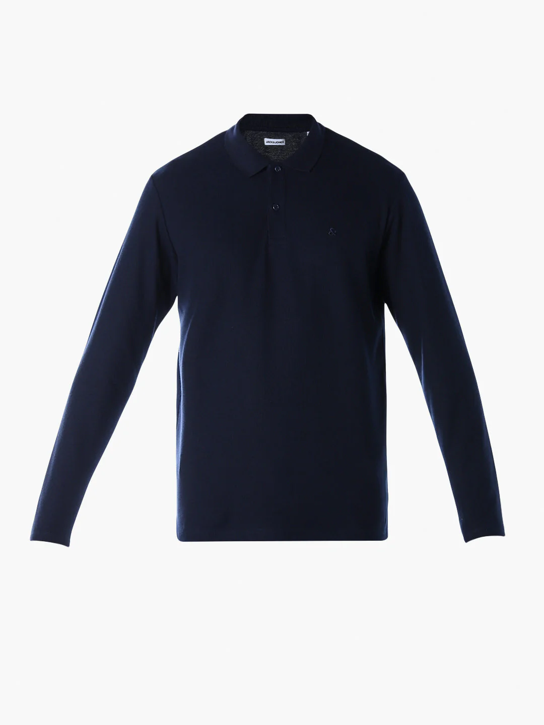 Regular Fit Full Sleeves Polo - Blue - Image 7