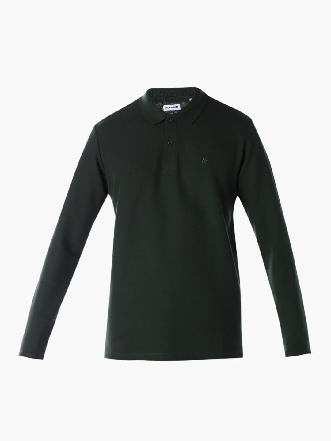 Regular Fit Full Sleeves Polo - Green - Image 7