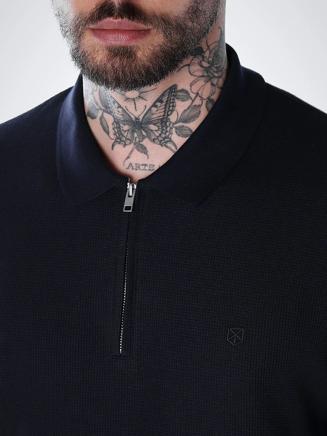 Half Zip Regular Fit Polo - Image 5