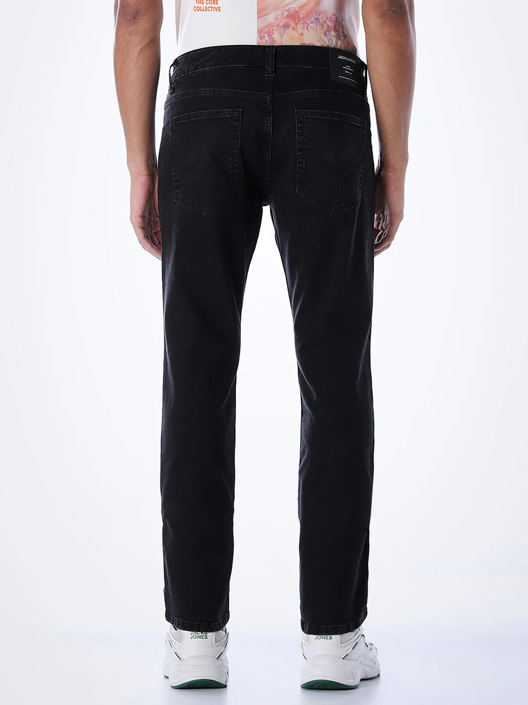 5 Pocket Low Rise Clark Regular Fit Jeans - Black - Image 3