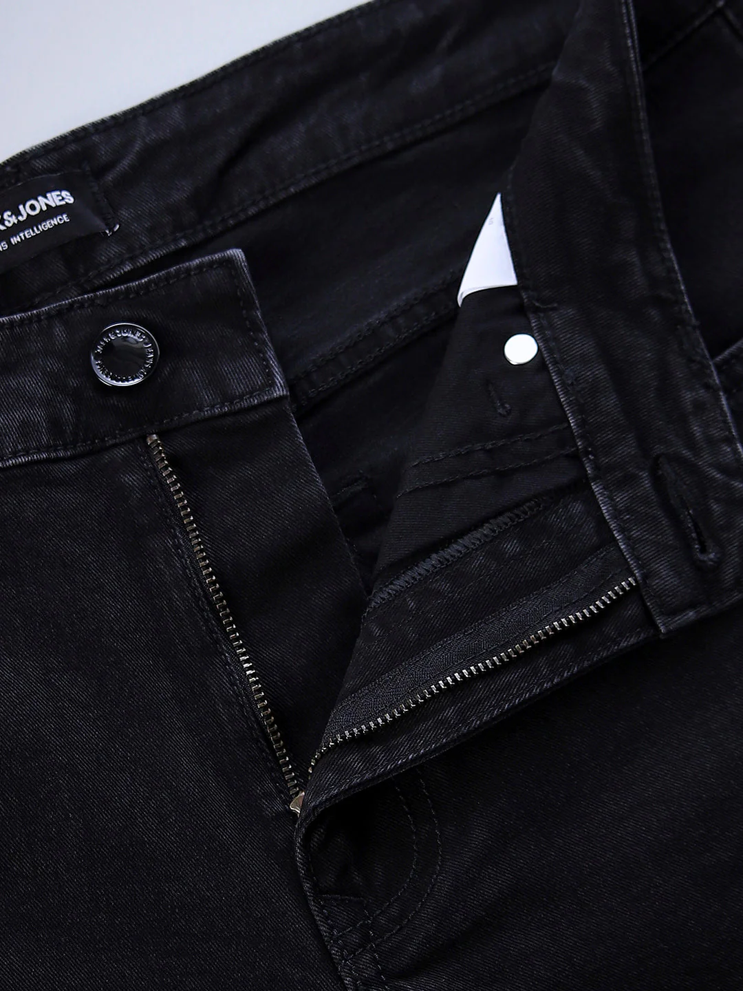 5 Pocket Low Rise Clark Regular Fit Jeans - Black - Image 4