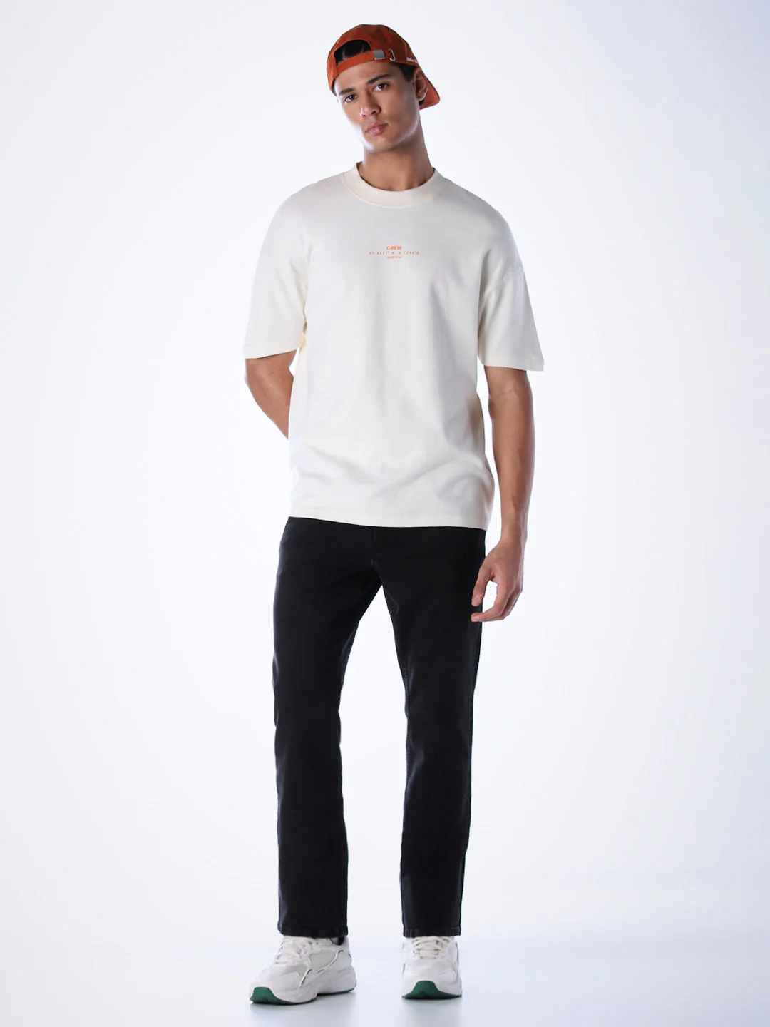 5 Pocket Low Rise Clark Regular Fit Jeans - Black - Image 6