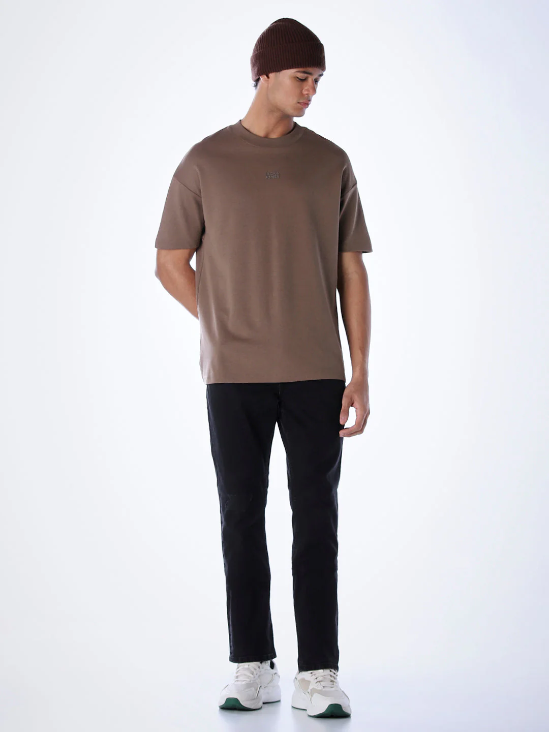 5 Pocket Distressed Clark Regular Fit Jeans - Black - Image 6