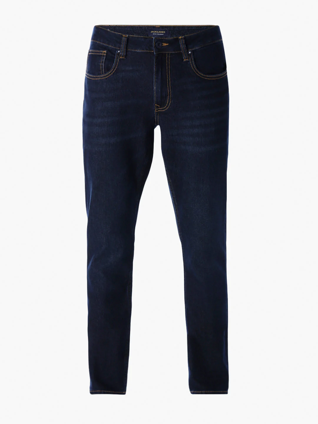 5 Pocket Glenn Slim Fit Jeans - Dark Blue - Image 7