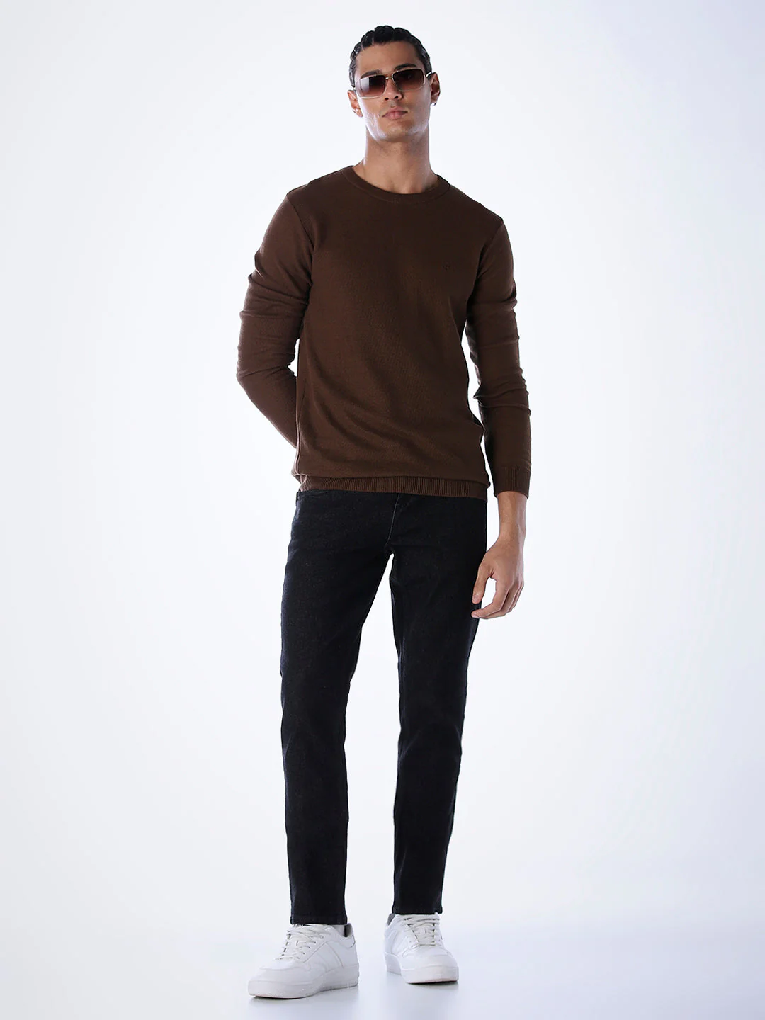 5 Pocket Glenn Slim Fit Jeans - Black - Image 6