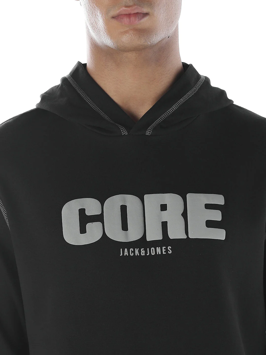 Contrast Stitch Hooded Sweatshirt - Image 5