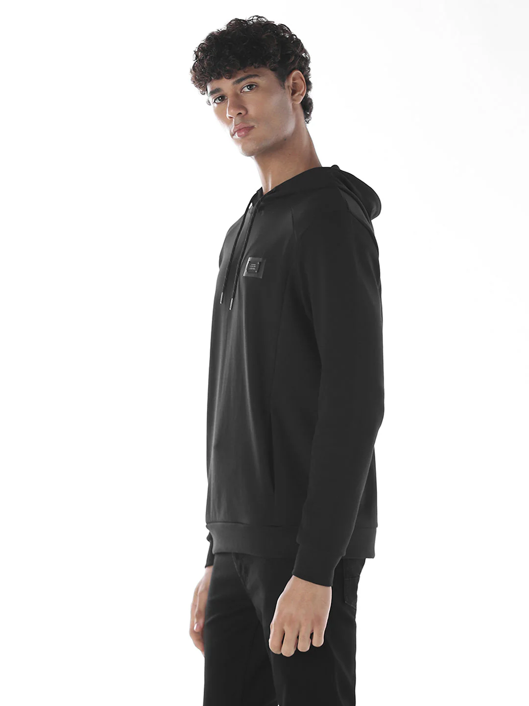 Hooded Black Sweatshirt - Image 3