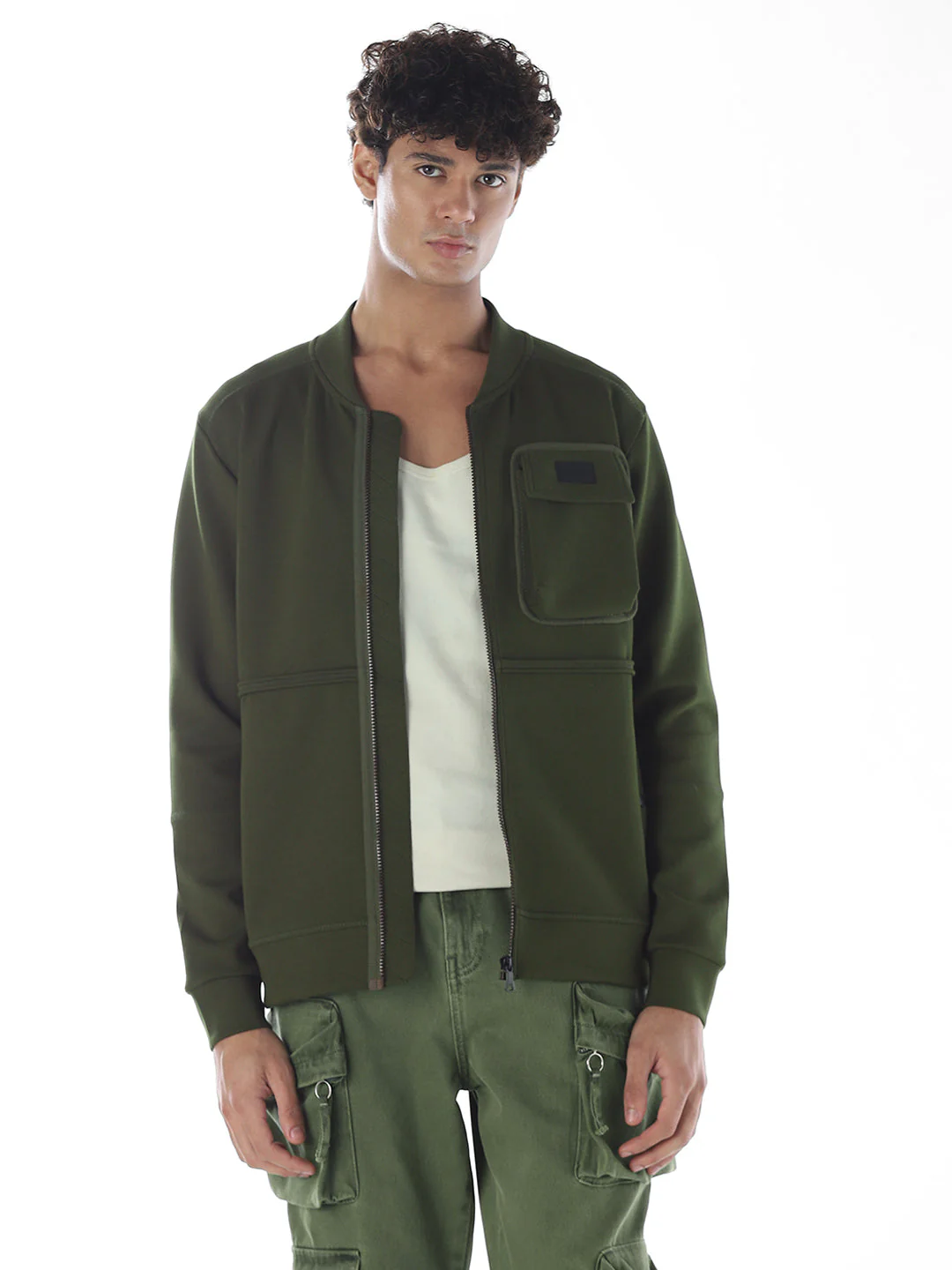 Oversized Front Open Sweatshirt - Image 2