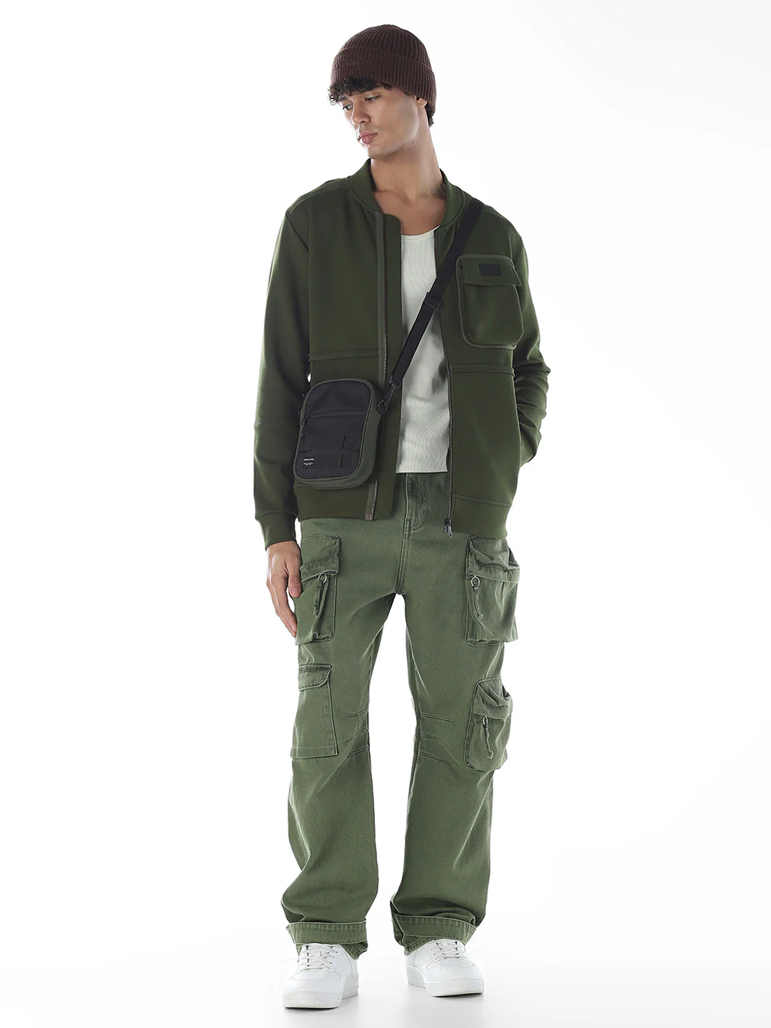 Oversized Front Open Sweatshirt - Image 6