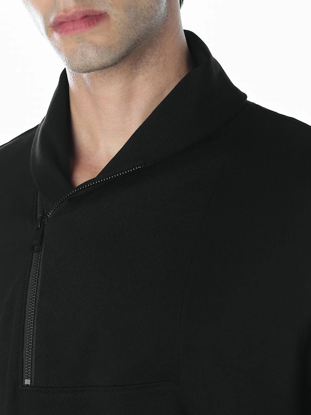 Quarter-Zip Oversized Sweatshirt - Image 5