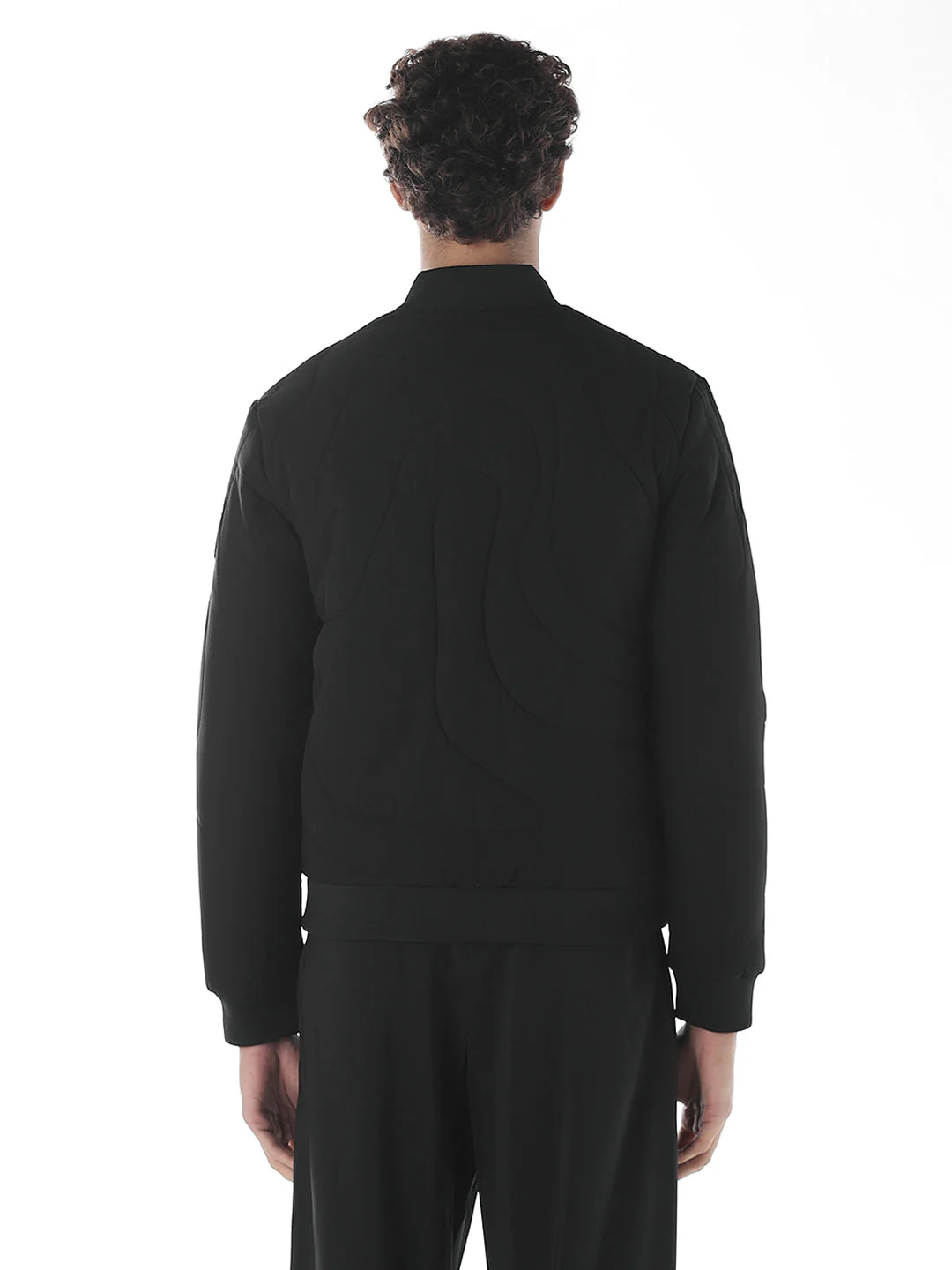 Mandarin Collar Zipped Jacket - Image 4