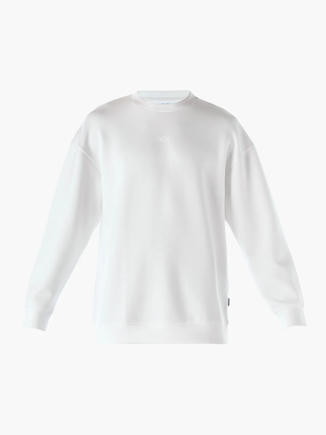 Logo Print Oversized Sweatshirt - White - Image 7