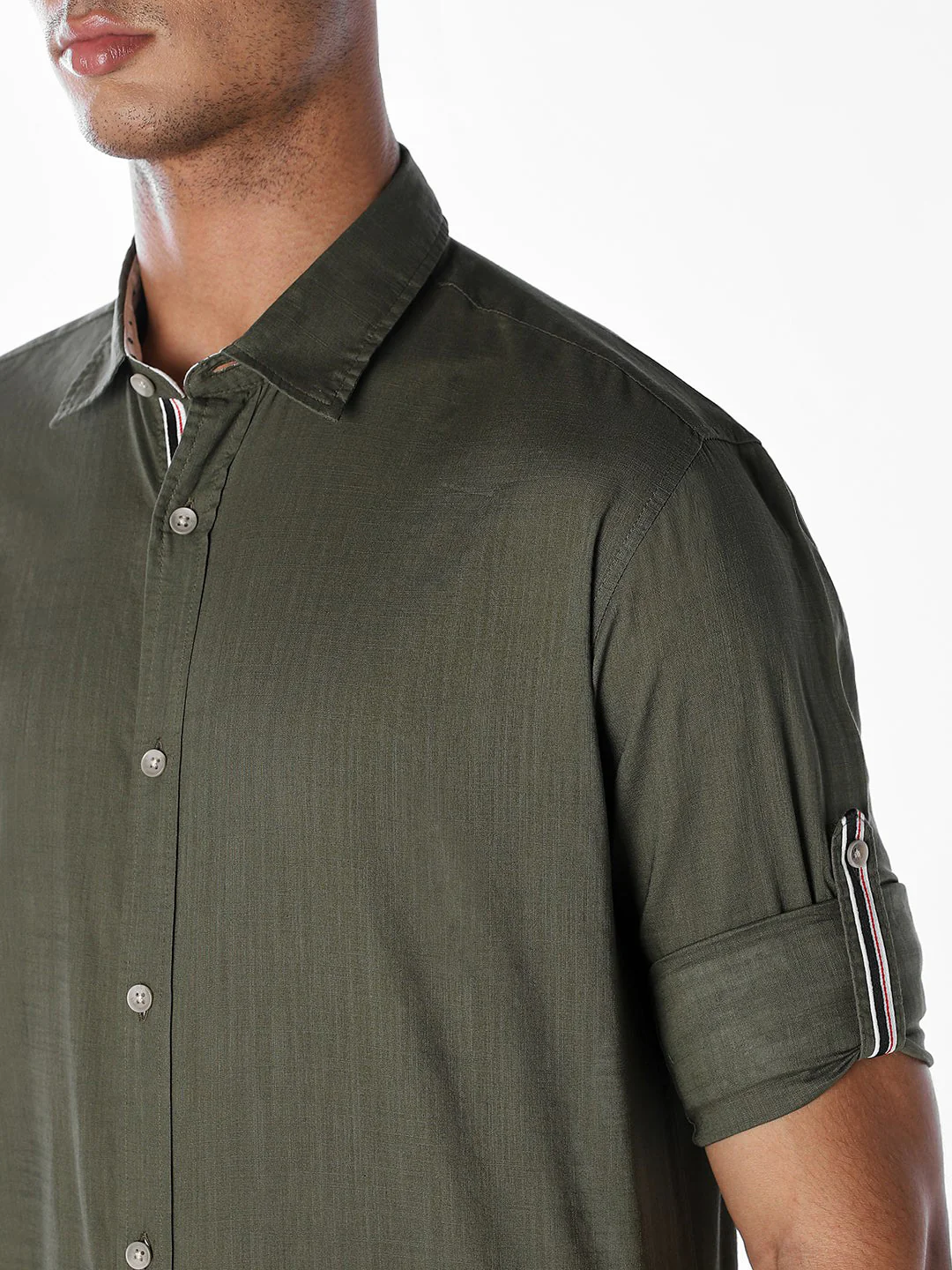Cotton Slub Full Sleeves Shirt - Image 5