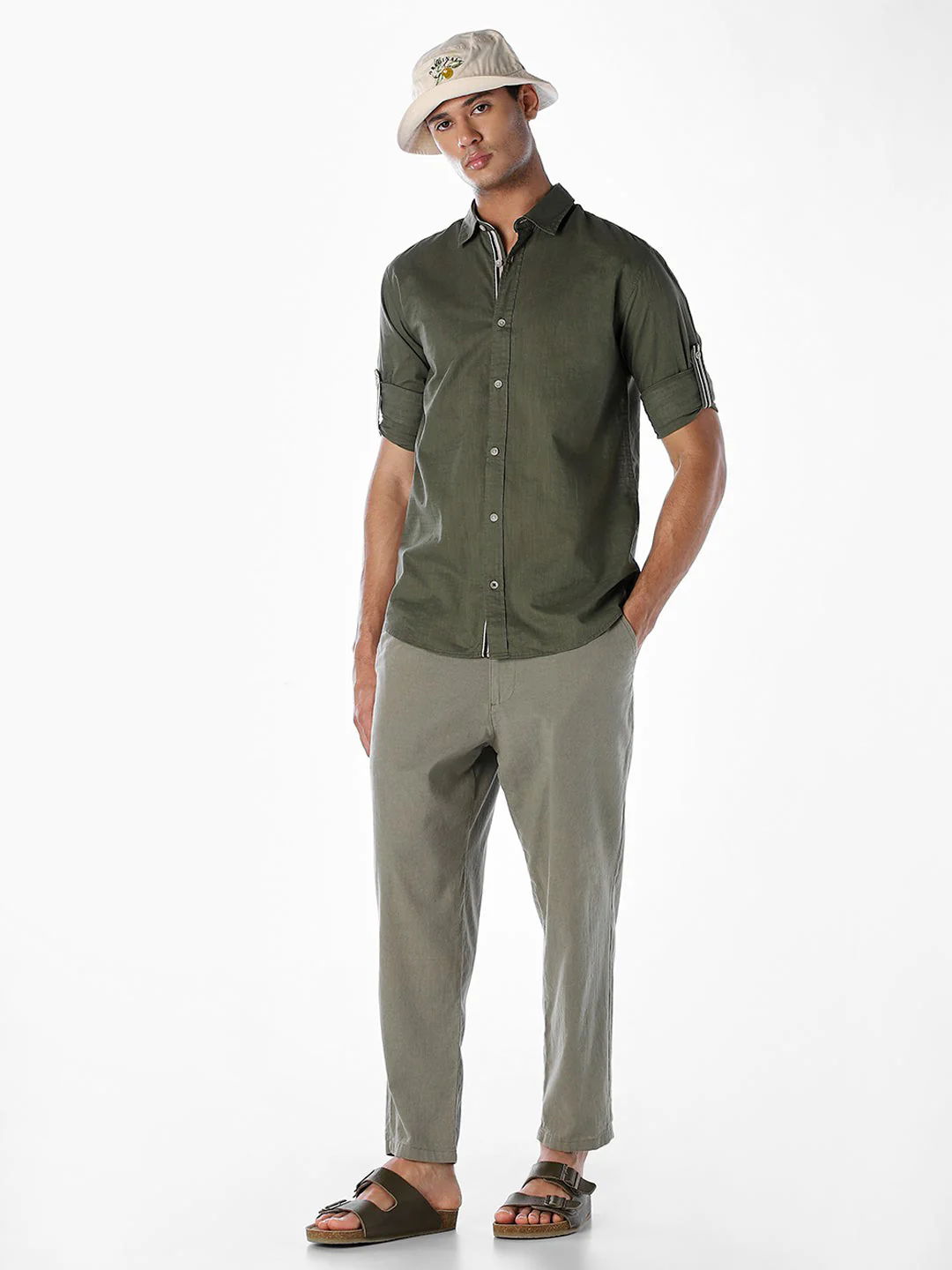 Cotton Slub Full Sleeves Shirt - Image 6
