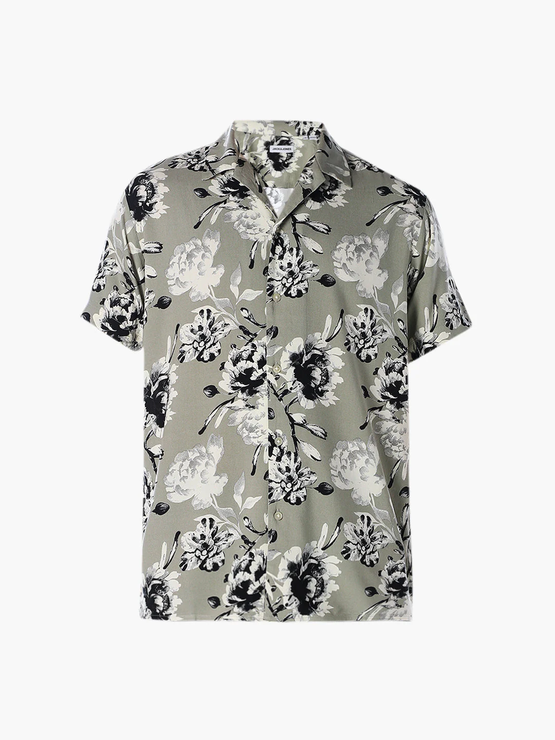 Printed Resort Collar Comfort Fit Shirt - Image 7