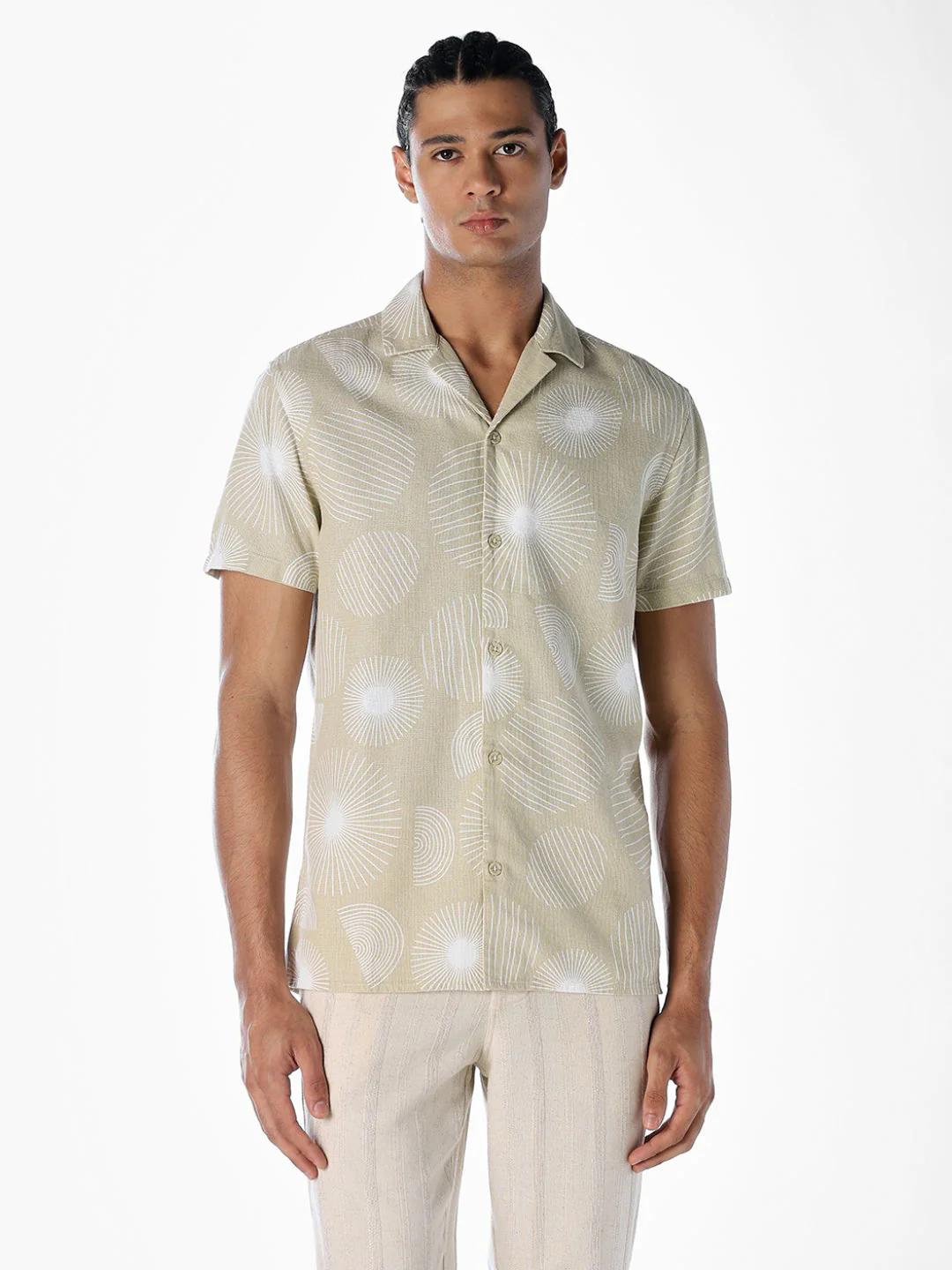 Printed Comfort Fit Shirt - Image 2