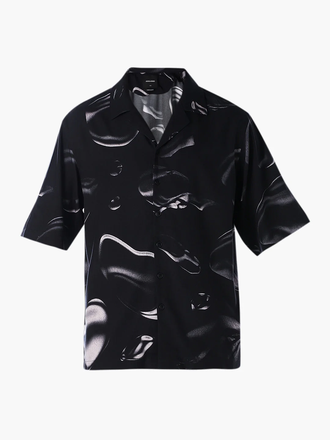 Printed Viscose Oversized Shirt - Image 7