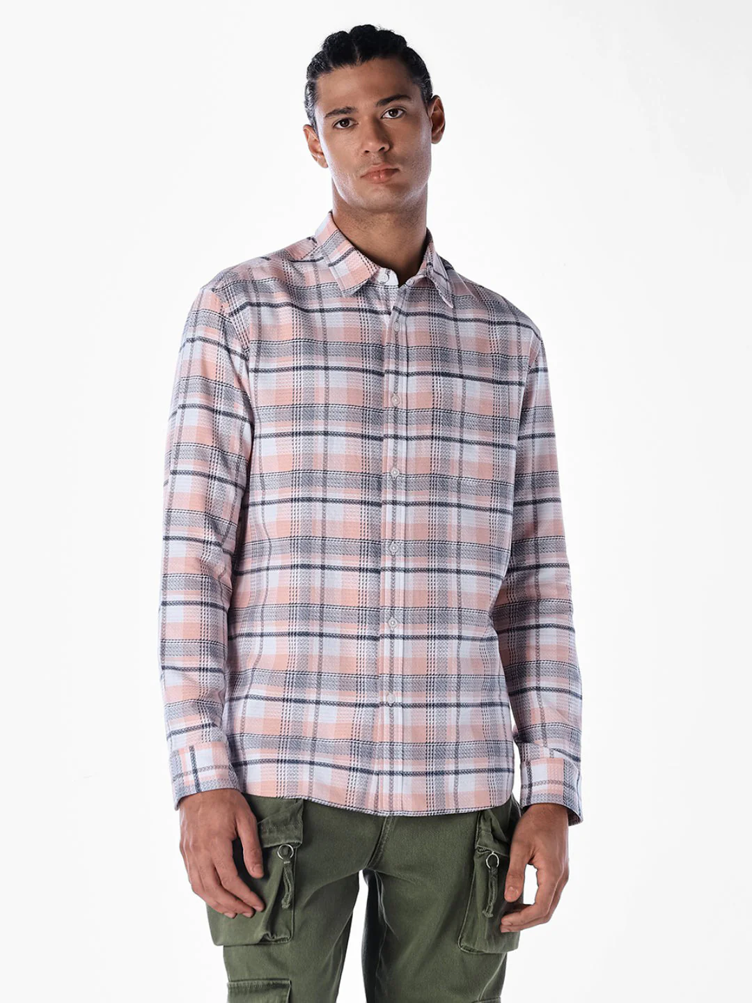 Cotton Check Full Sleeves Shirt - Image 2