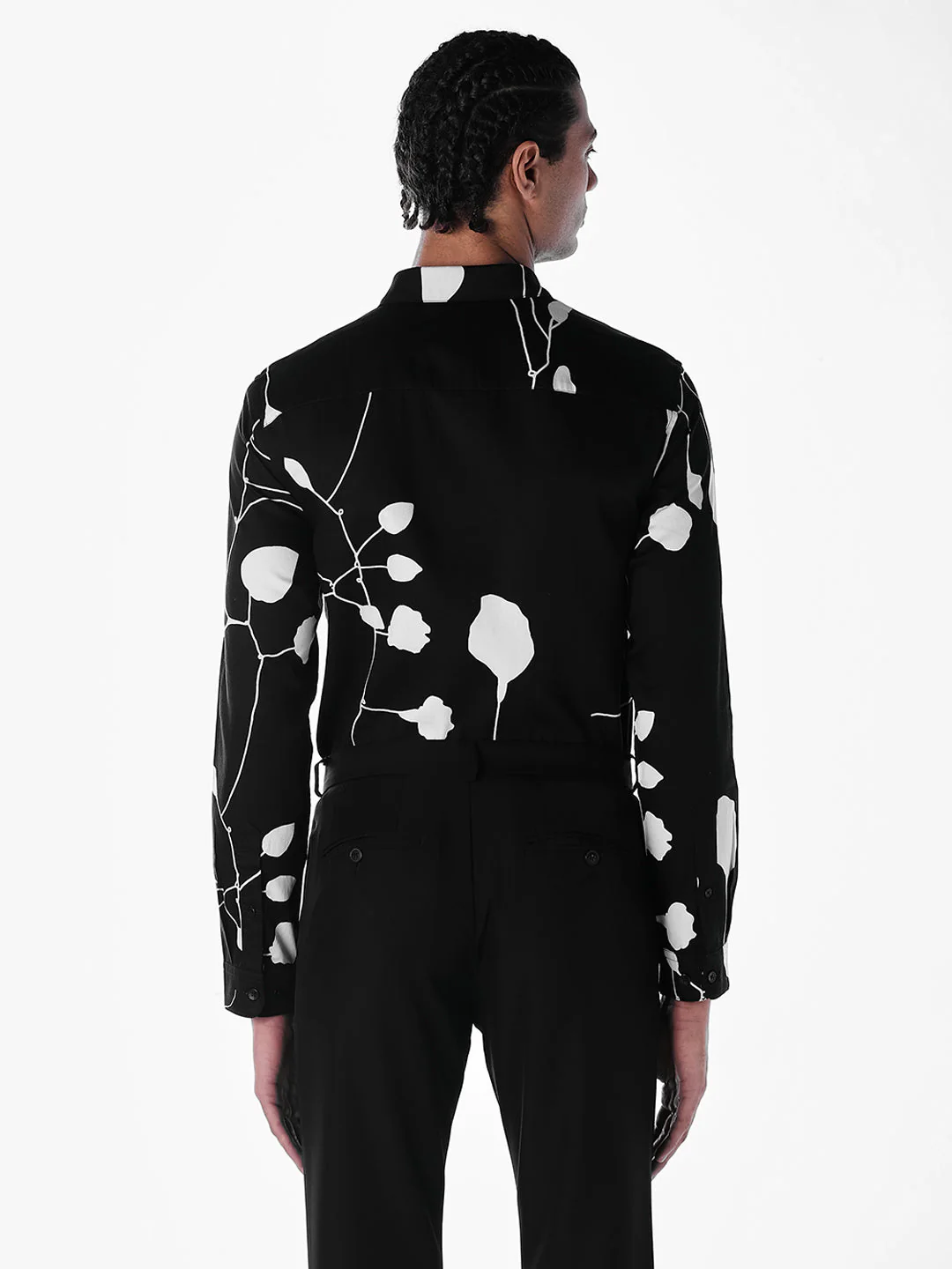 Printed Cotton Slim Fit Shirt - Image 4