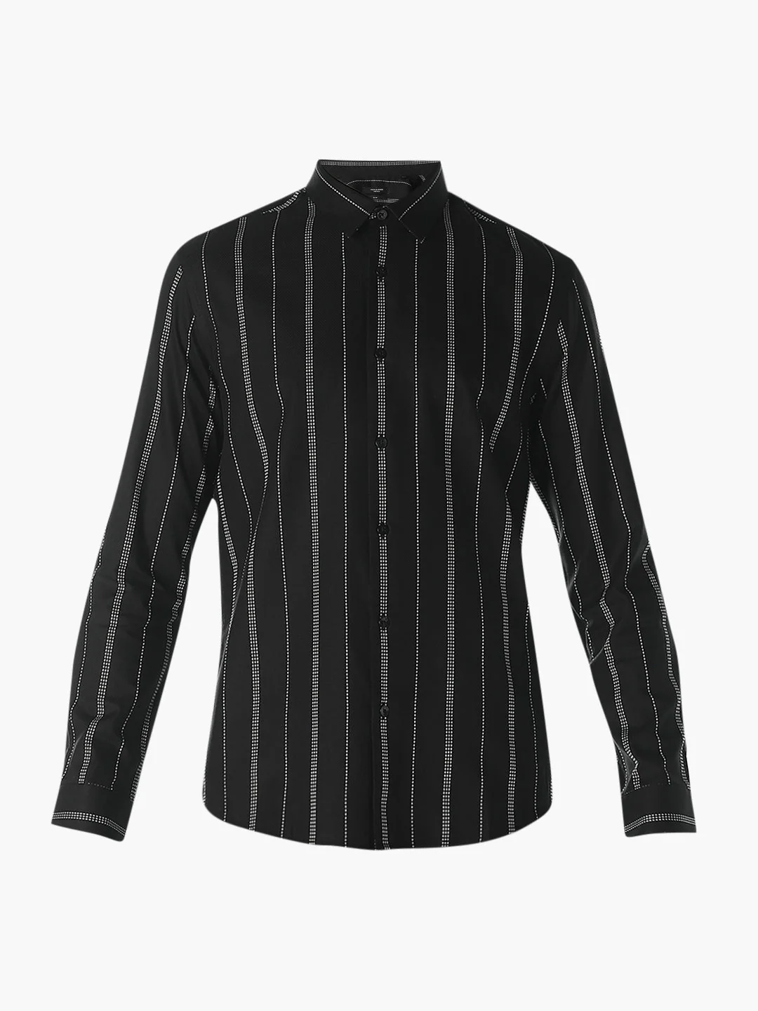 Striped Dobby Slim Fit Shirt - Image 7