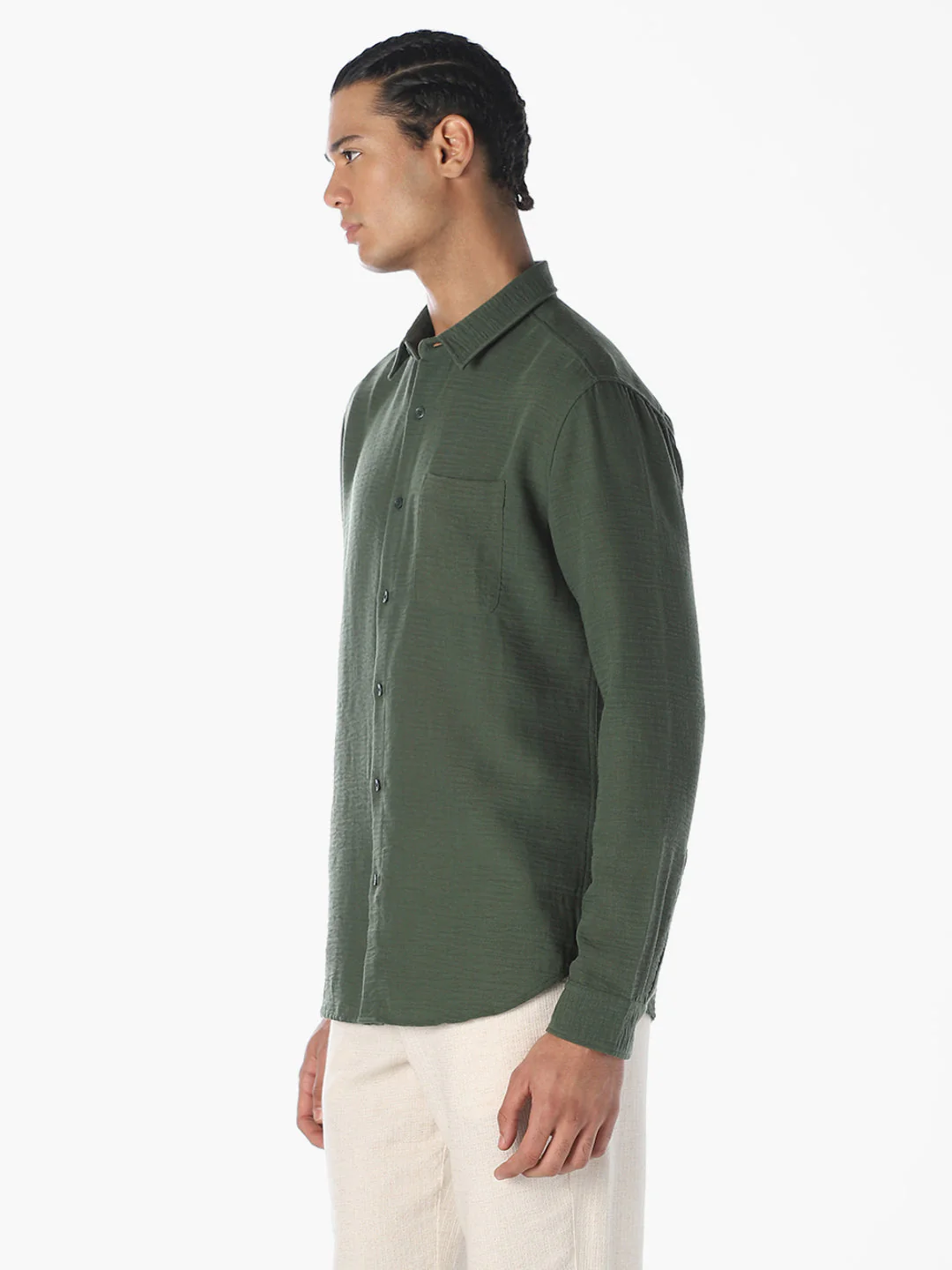 Regular Fit Full Sleeves Shirt - Image 3