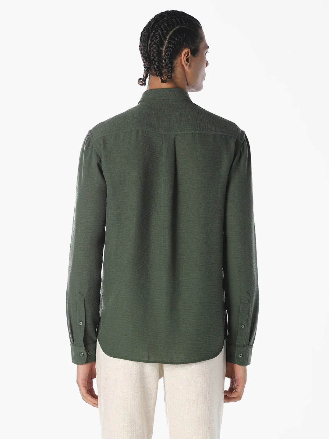 Regular Fit Full Sleeves Shirt - Image 4
