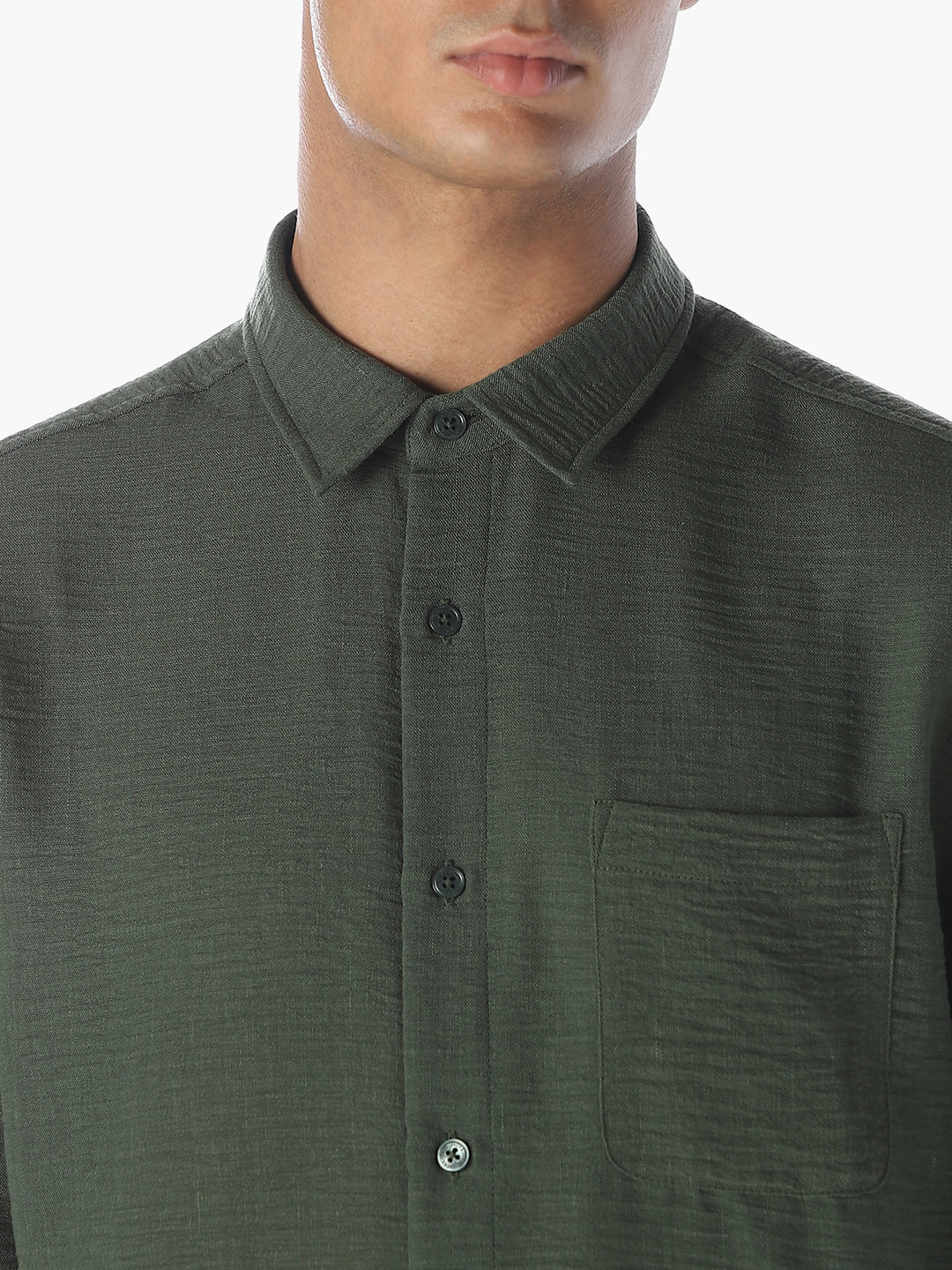 Regular Fit Full Sleeves Shirt - Image 5