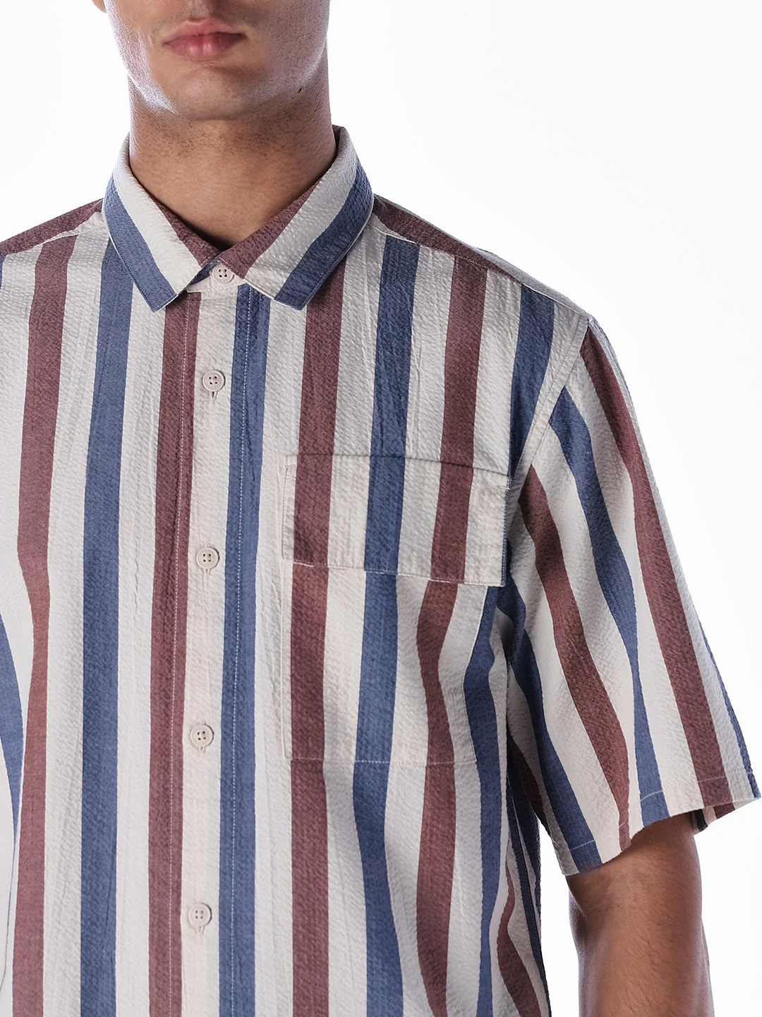 Striped Oversized Shirt - Image 5