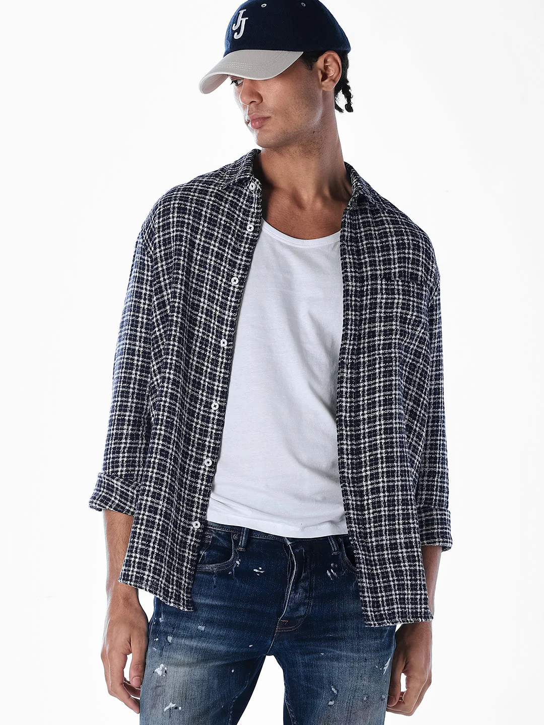 Check Patch Pocket Cotton Shirt