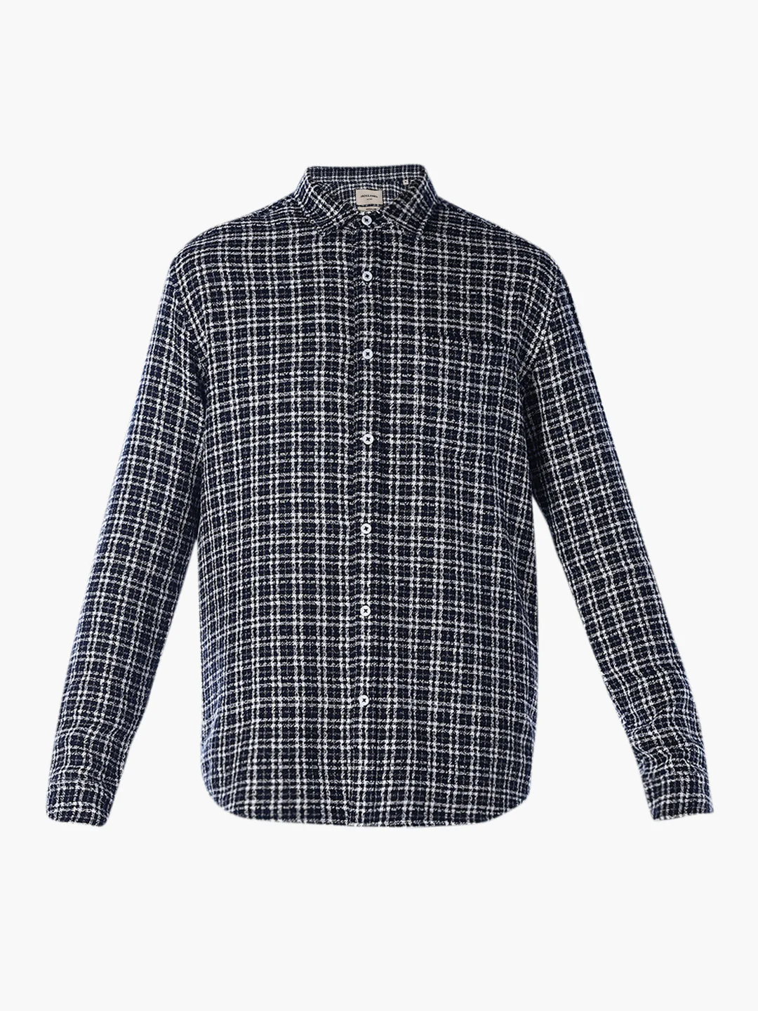Check Patch Pocket Cotton Shirt - Image 7