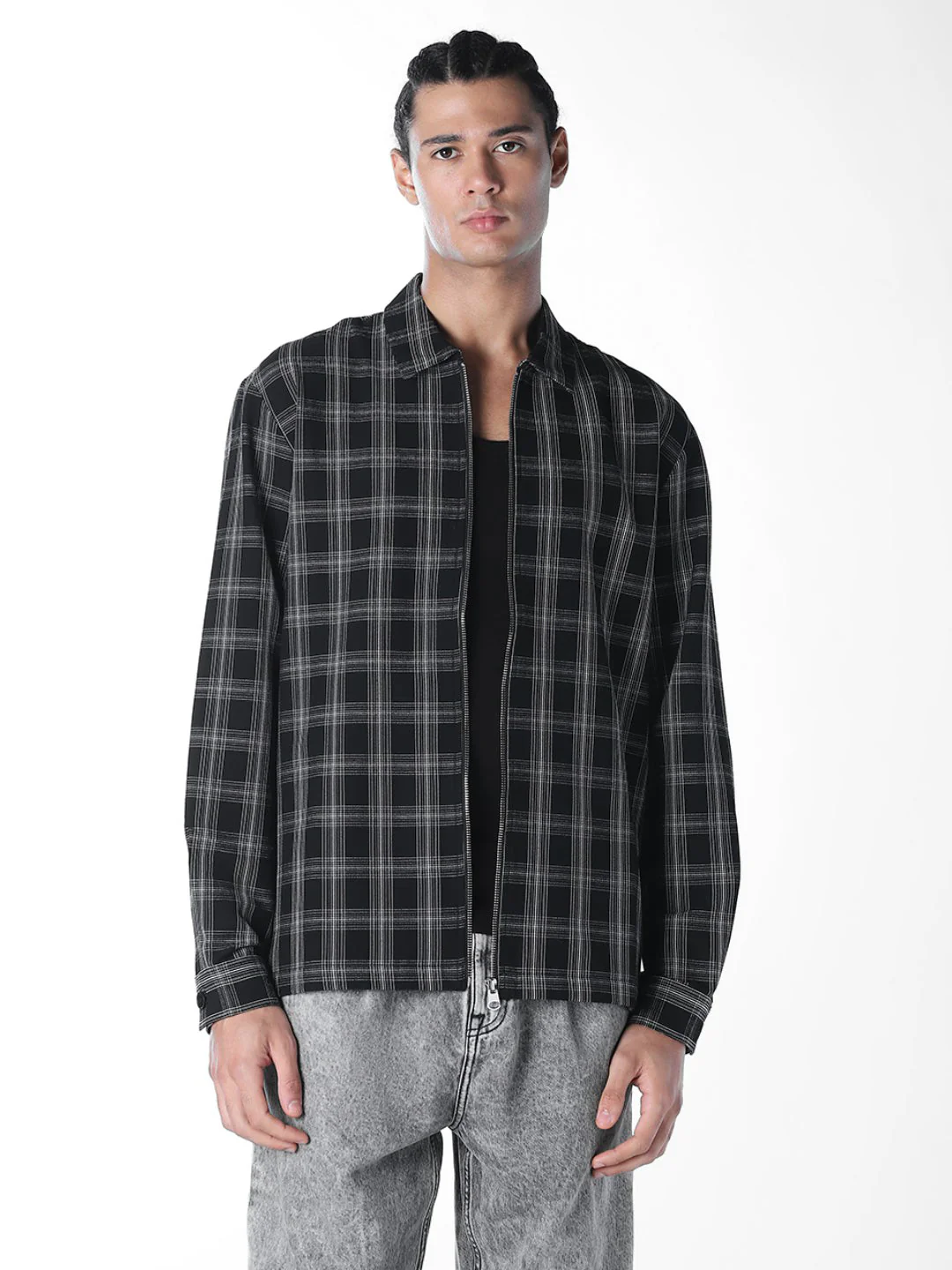 Check Cotton Overshirt - Image 2