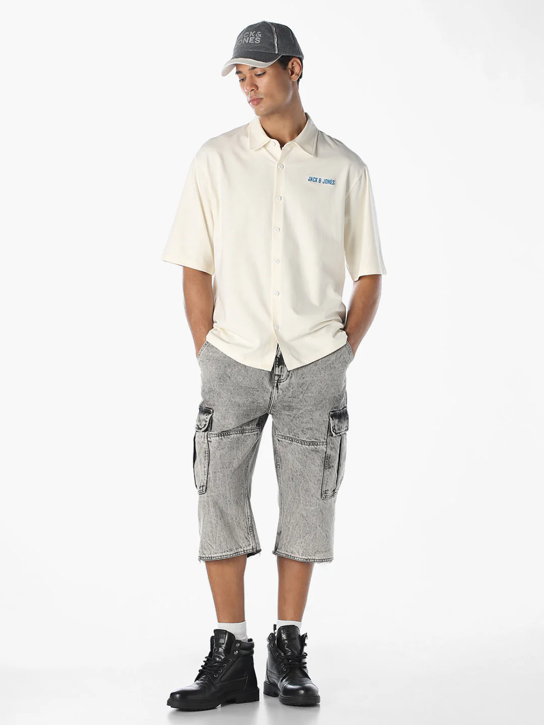 Off-White Embroidered Oversized Shirt - Image 6