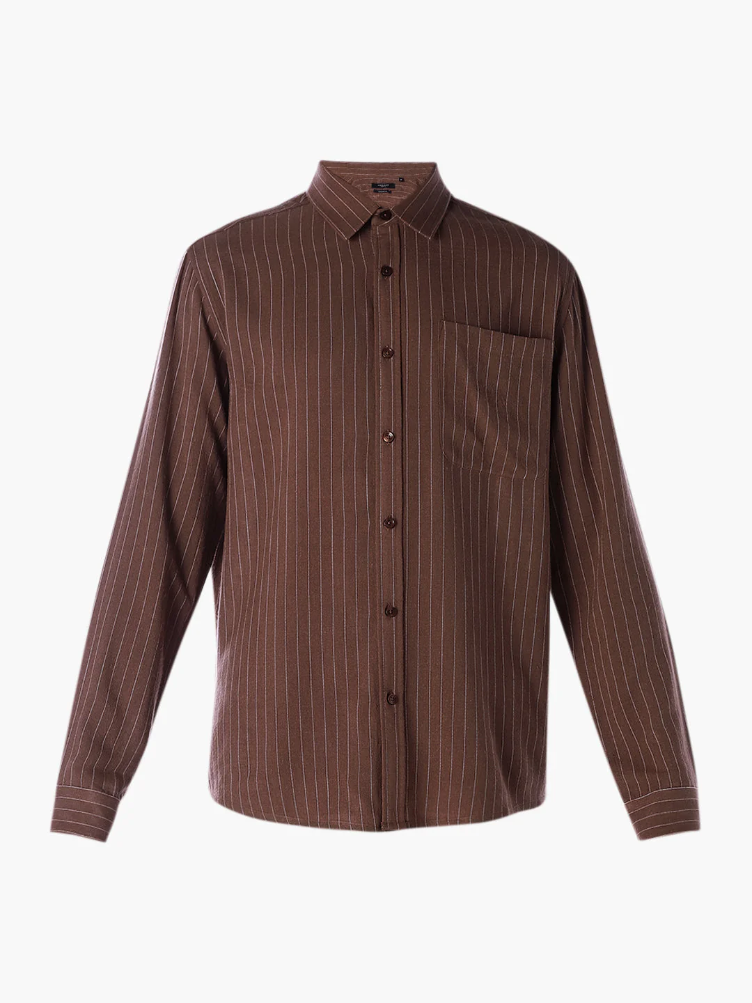 Linen Blend Striped Shirt - Image 7