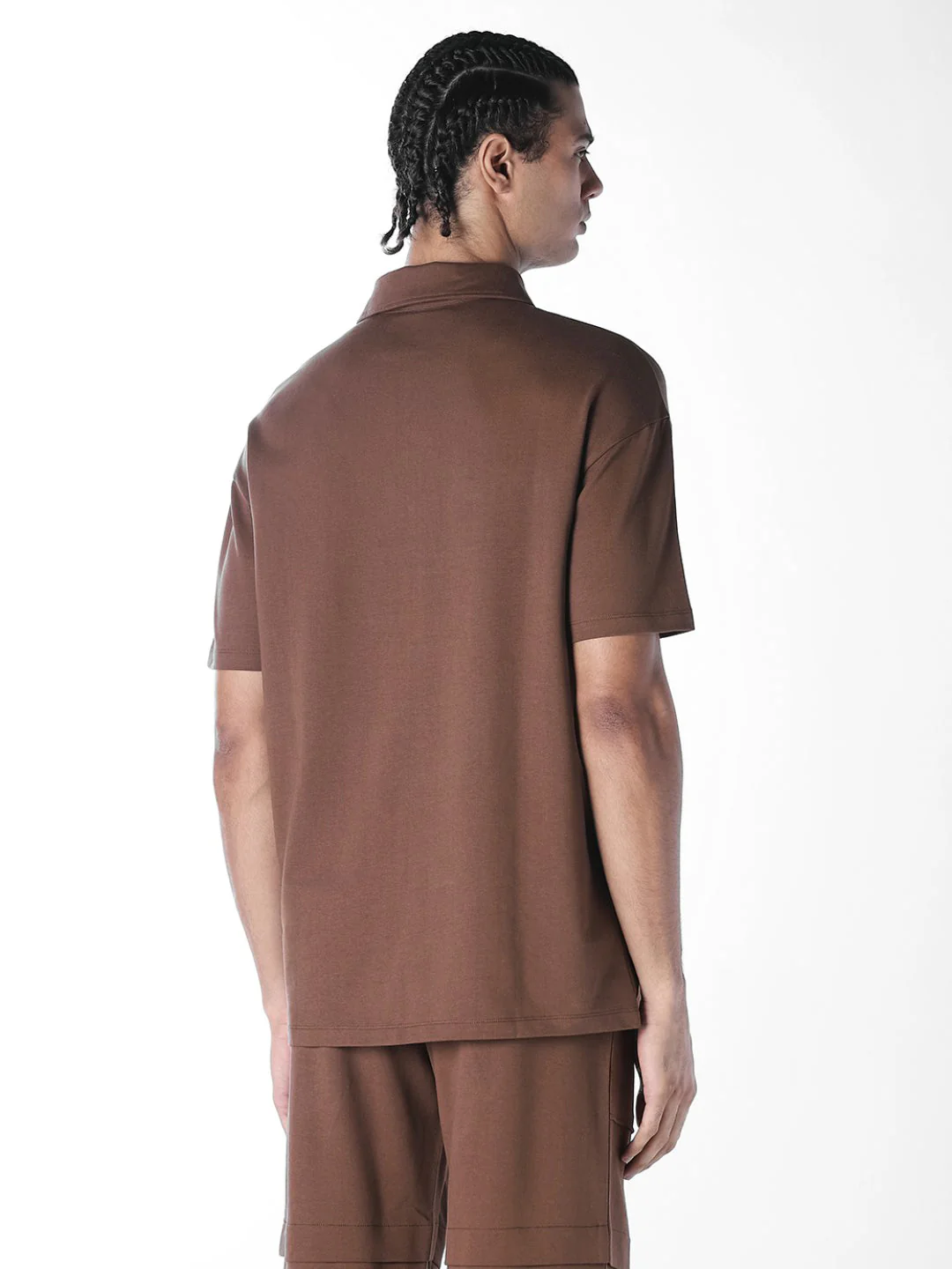 Cut & Sew Boxy Fit Polo - Image 4