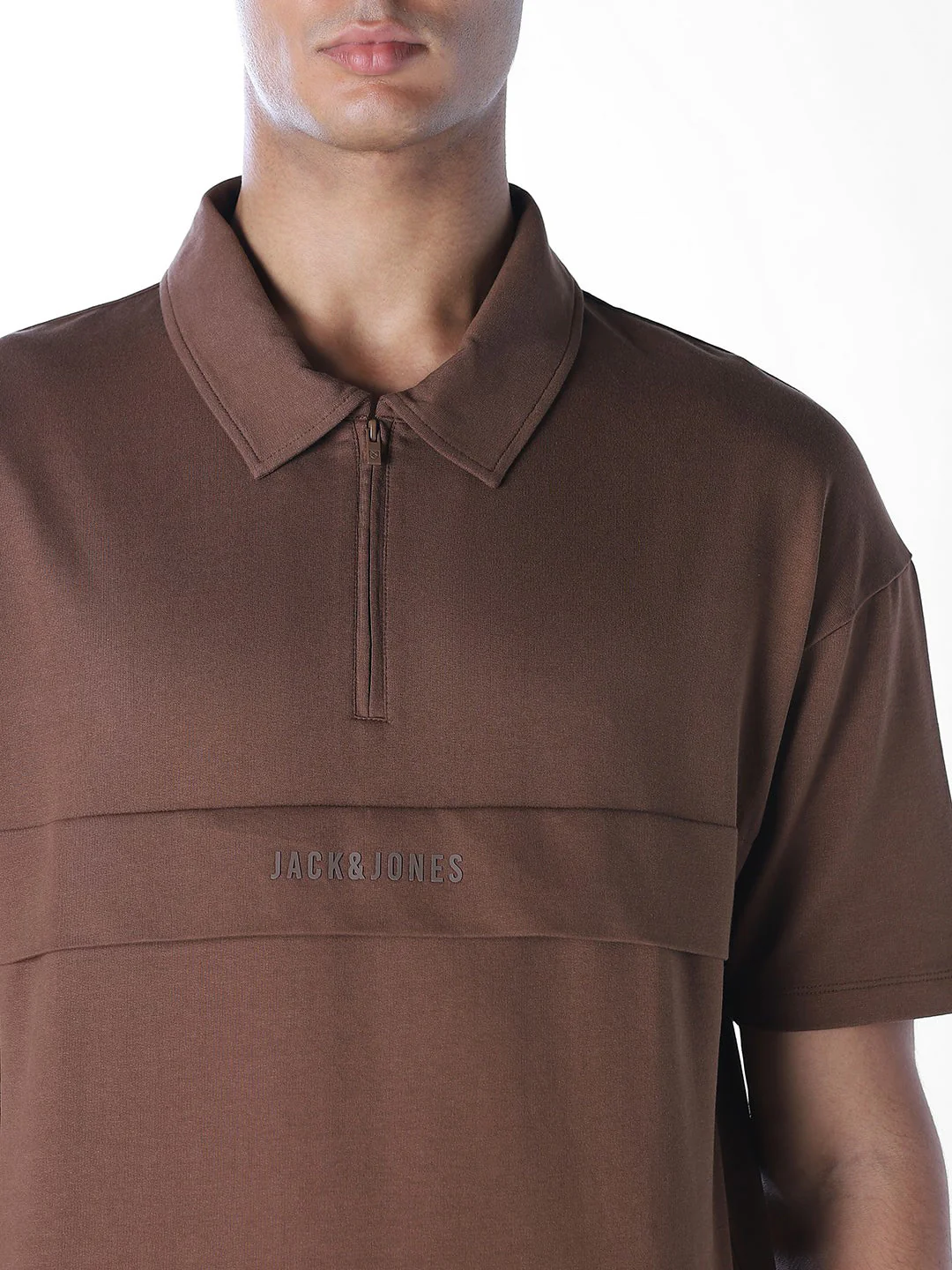 Cut & Sew Boxy Fit Polo - Image 5