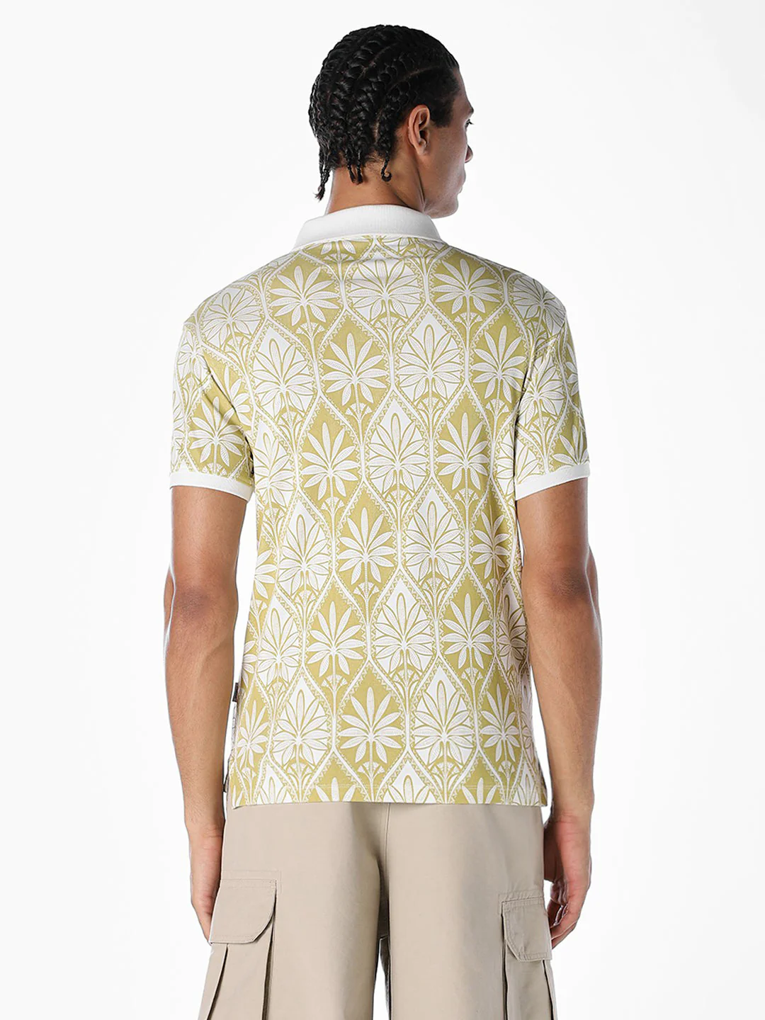 Printed Cotton Polo - Image 4