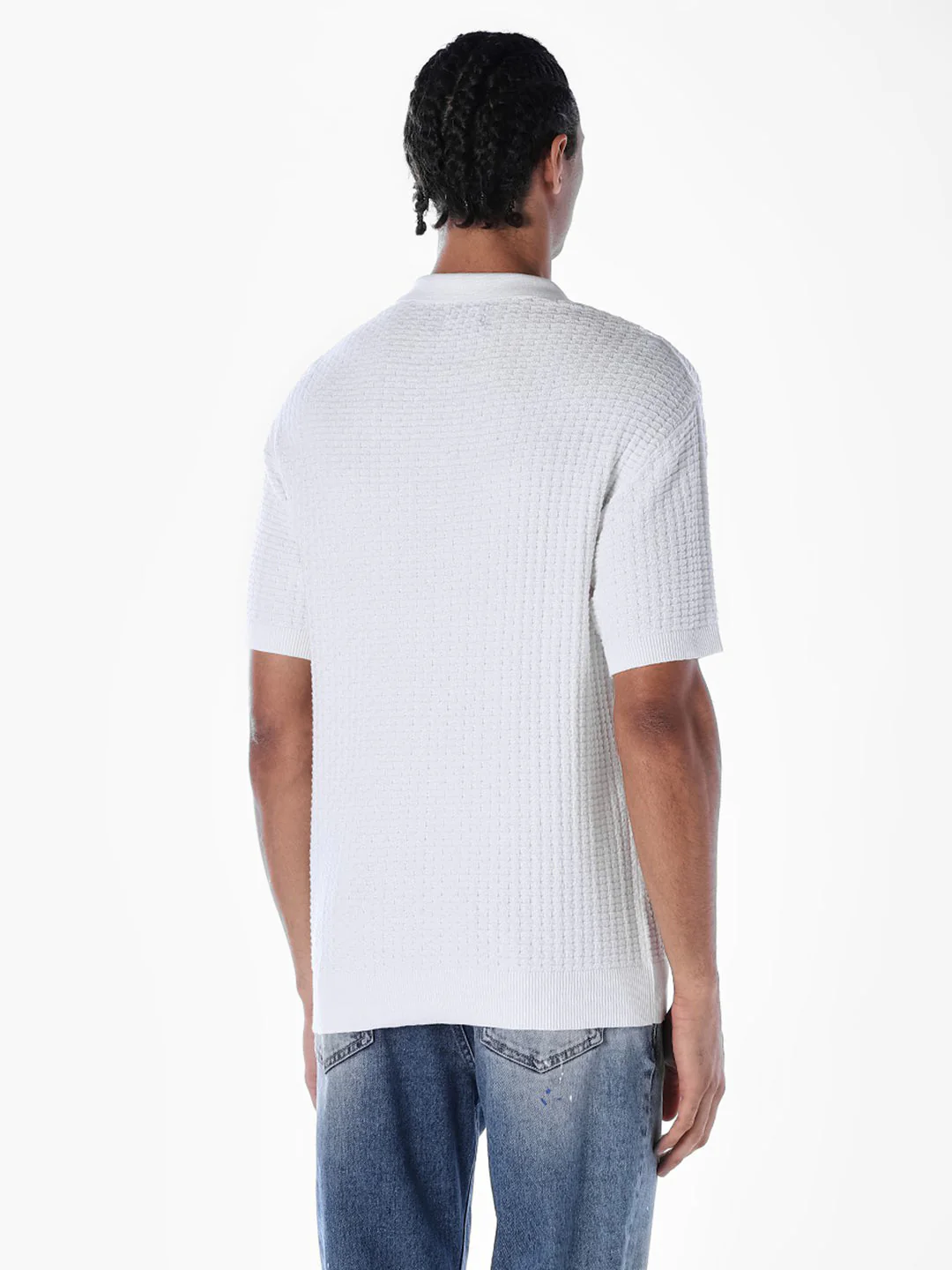Oversized Knitted Polo - Image 4