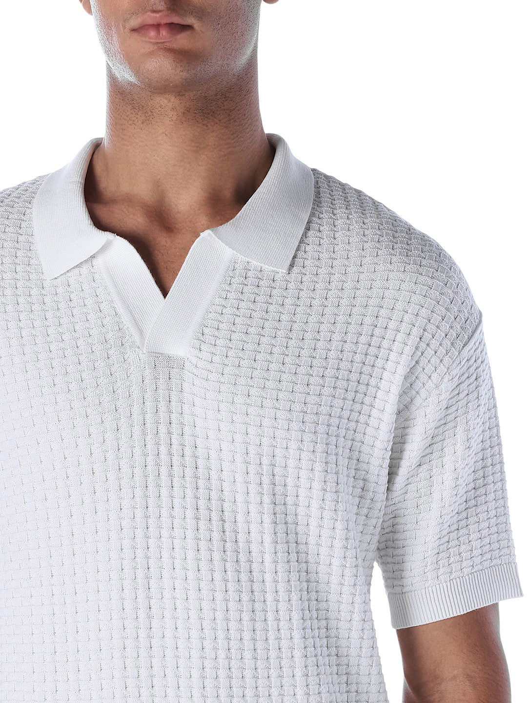 Oversized Knitted Polo - Image 5