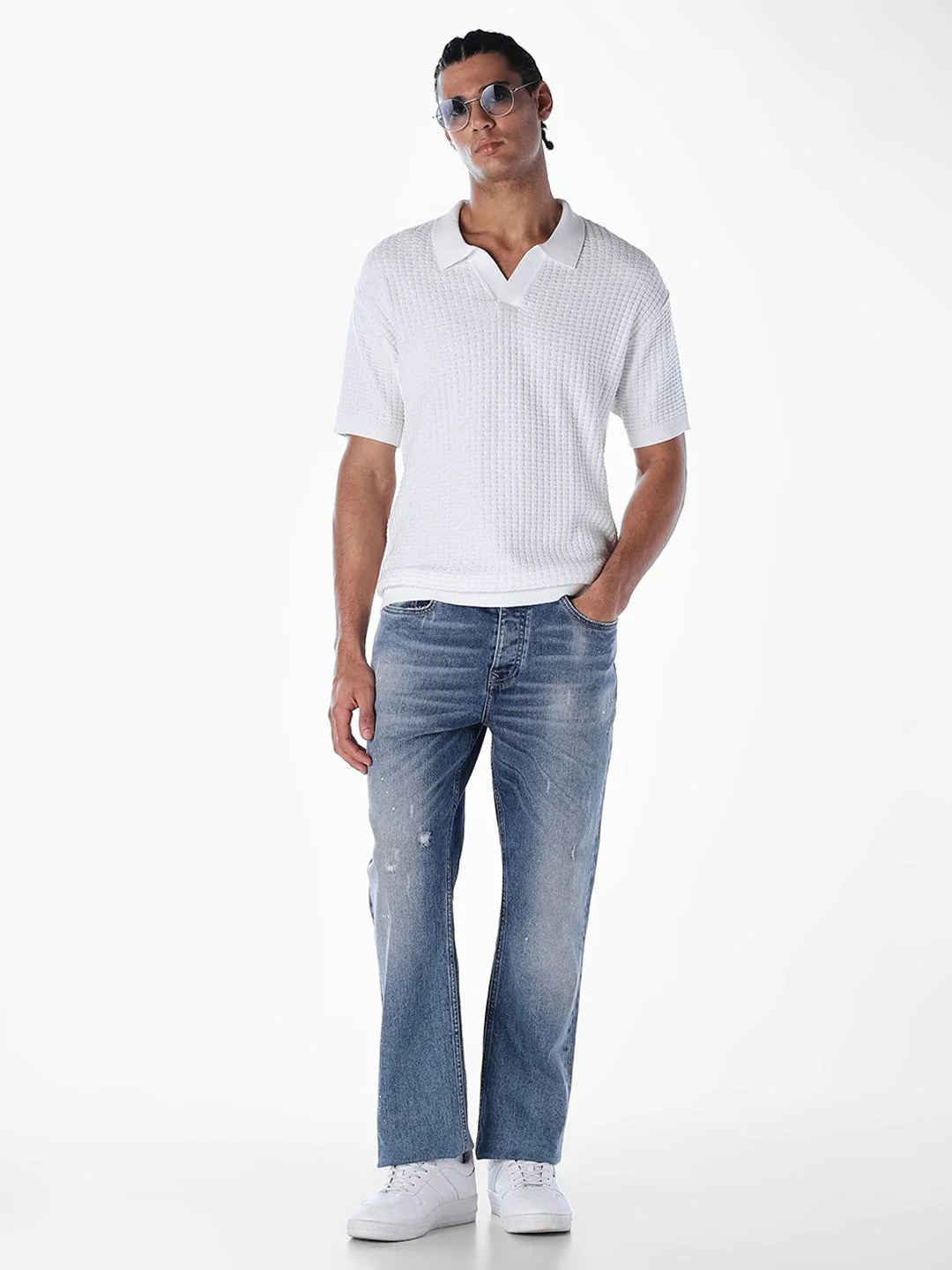 Oversized Knitted Polo - Image 6