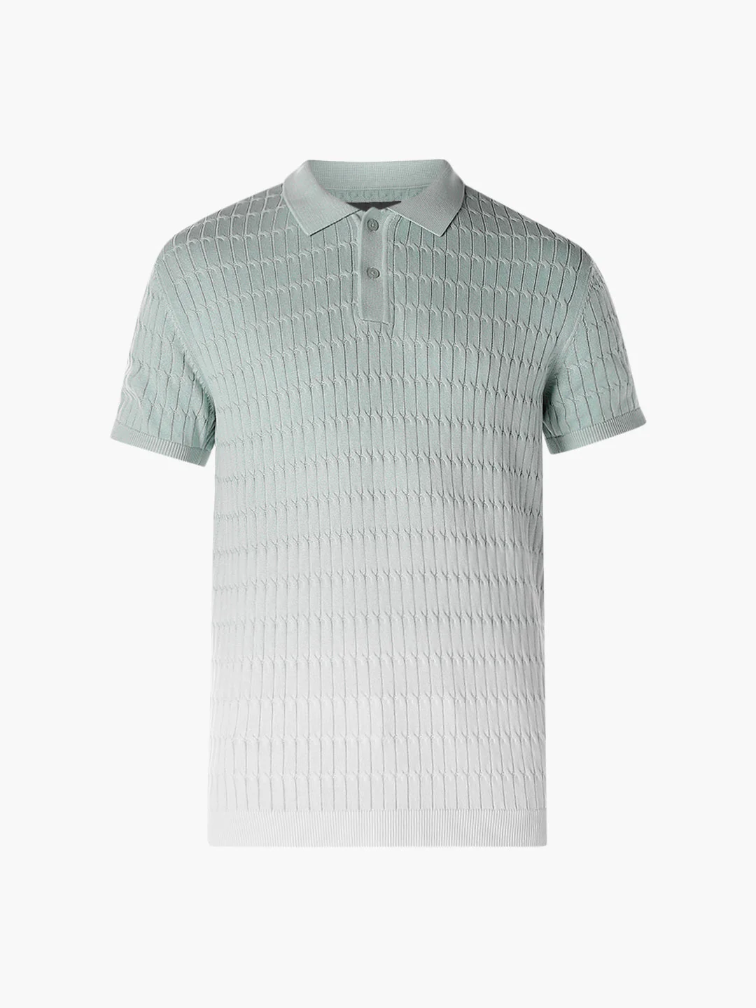 Jacquard Knitted Cotton Polo - Image 7