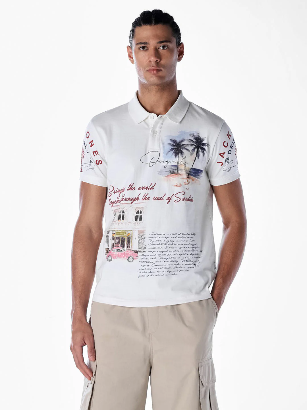 Printed Regular Fit Polo - Image 2