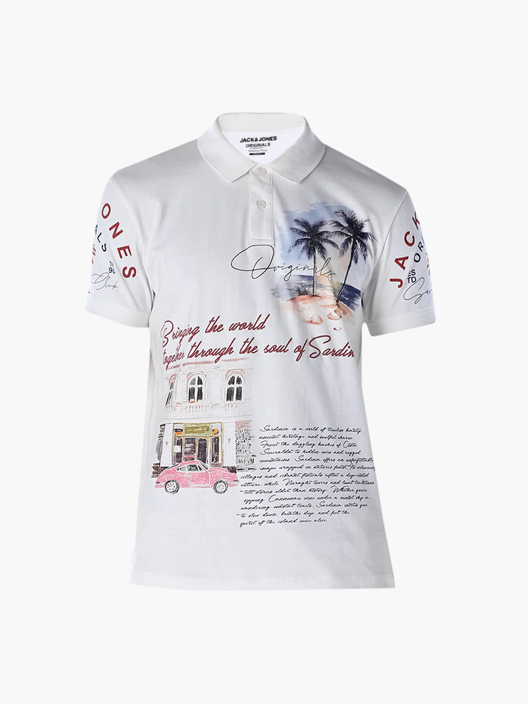 Printed Regular Fit Polo - Image 7