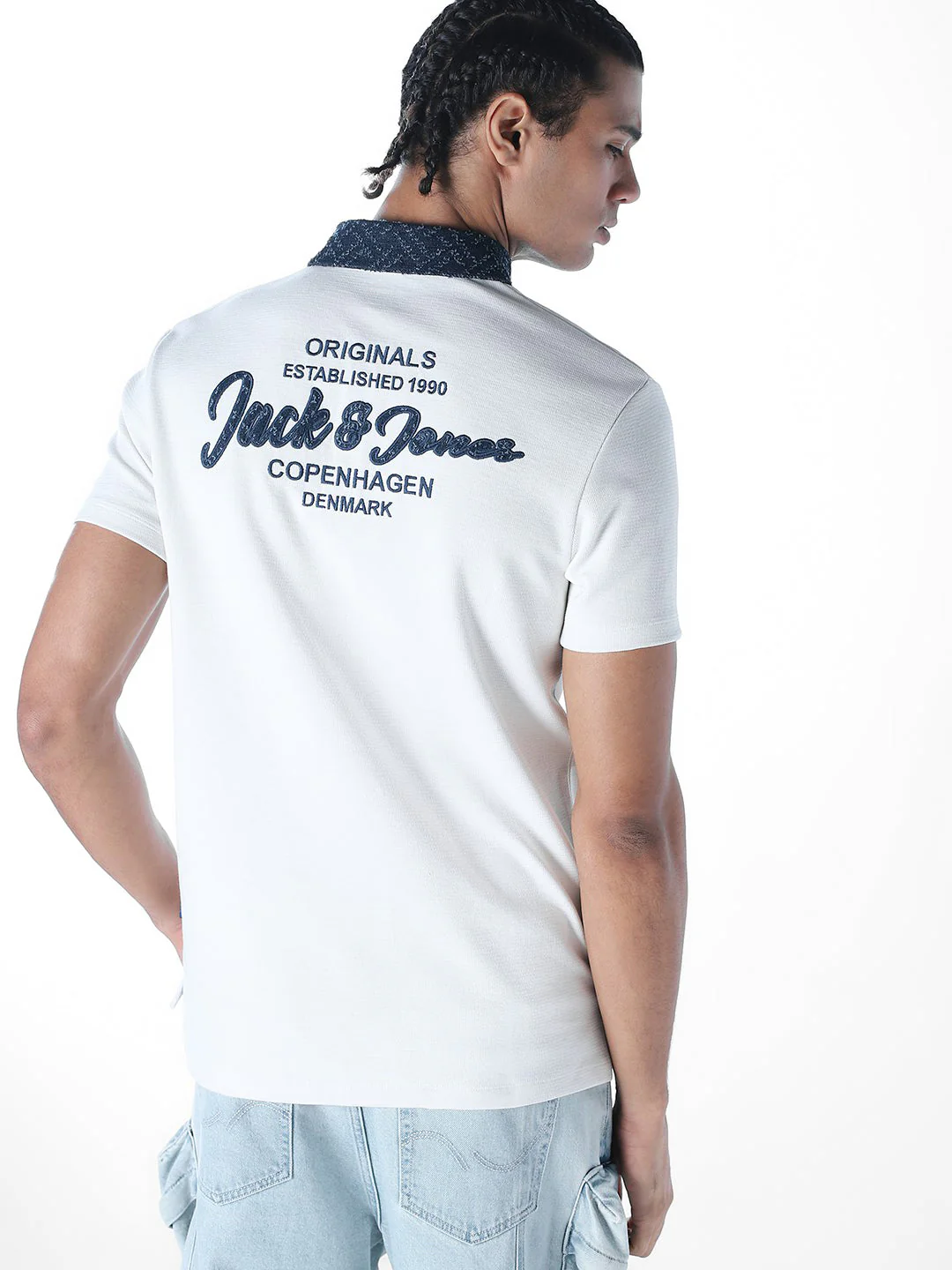 Applique Embroidered Polo T-shirt